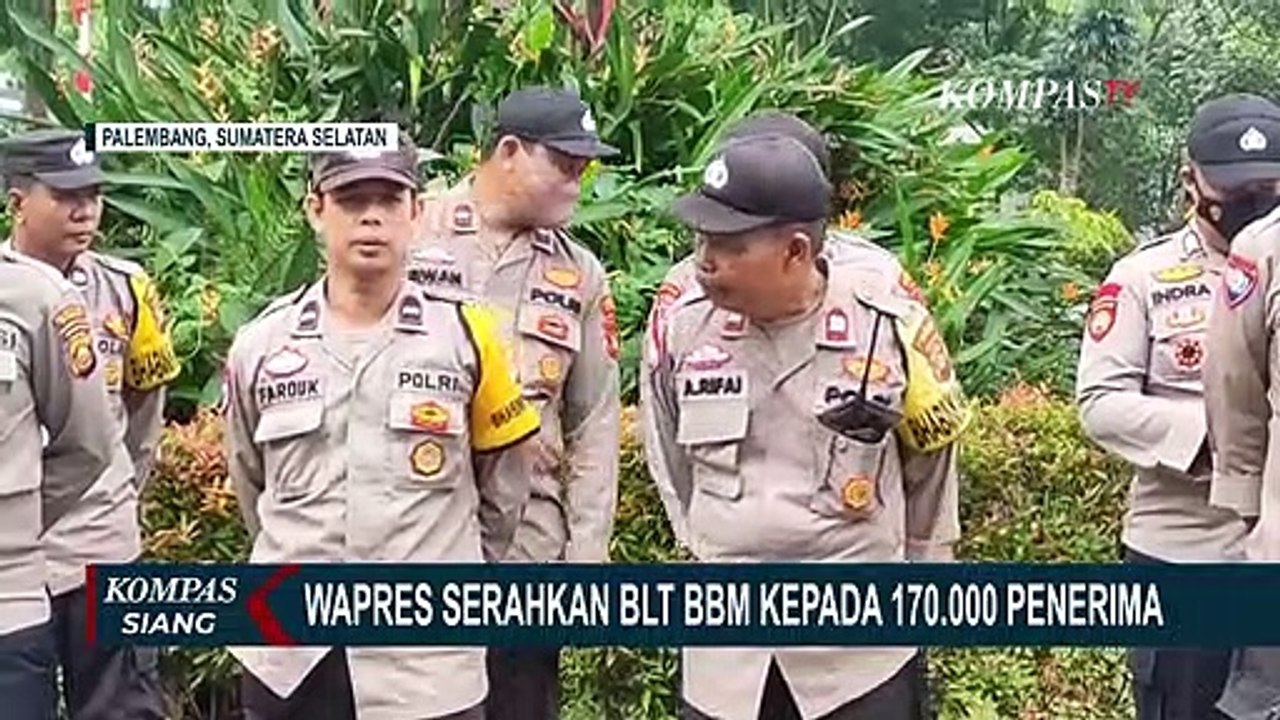 Wapres Ma'ruf Amin Akan Serahkan BLT BBM Subsidi ke 170 Ribu Warga Sumsel Penerima Bantuan