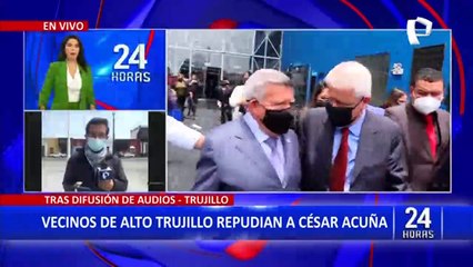 Ciudadanos de Alto Trujillo piden excluir a Acuña del proceso electoral