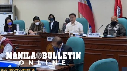 Senate blue ribbon panel issues subpoena vs Rodriguez