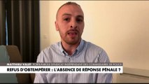 Matthieu Valet : «Le vrai scandale est que le refus d’obtempérer aujourd’hui c’est un an d’emprisonnement, et un délinquant qui est condamné à une peine inférieure à un an ne va pas en prison, c’est ça la réalité»