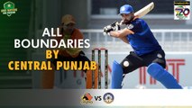 All Boundaries By Central Punjab | Central Punjab vs Sindh | Match 13 | National T20 2022 | PCB | MS2T