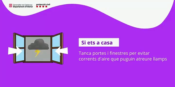 Consejos de Protección Civil en caso de tormenta
