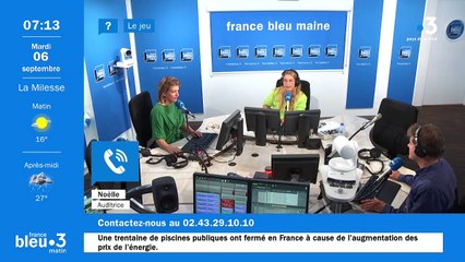 06/09/2022 - Le 6/9 de France Bleu Maine en vidéo
