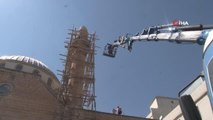 Şanlıurfa 3. sayfa haberleri: Şanlıurfa'da tehlike saçan minare onarılıyor