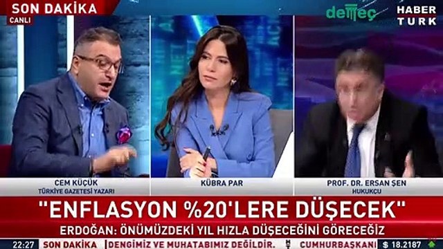 Cem Küçük ve Ersan Şen arasında sert tartışma: Utan Cem artık yeter
