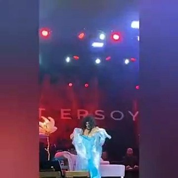 Bülent Ersoy sahnede zor anlar yaşadı! Yardımcıları yetişti