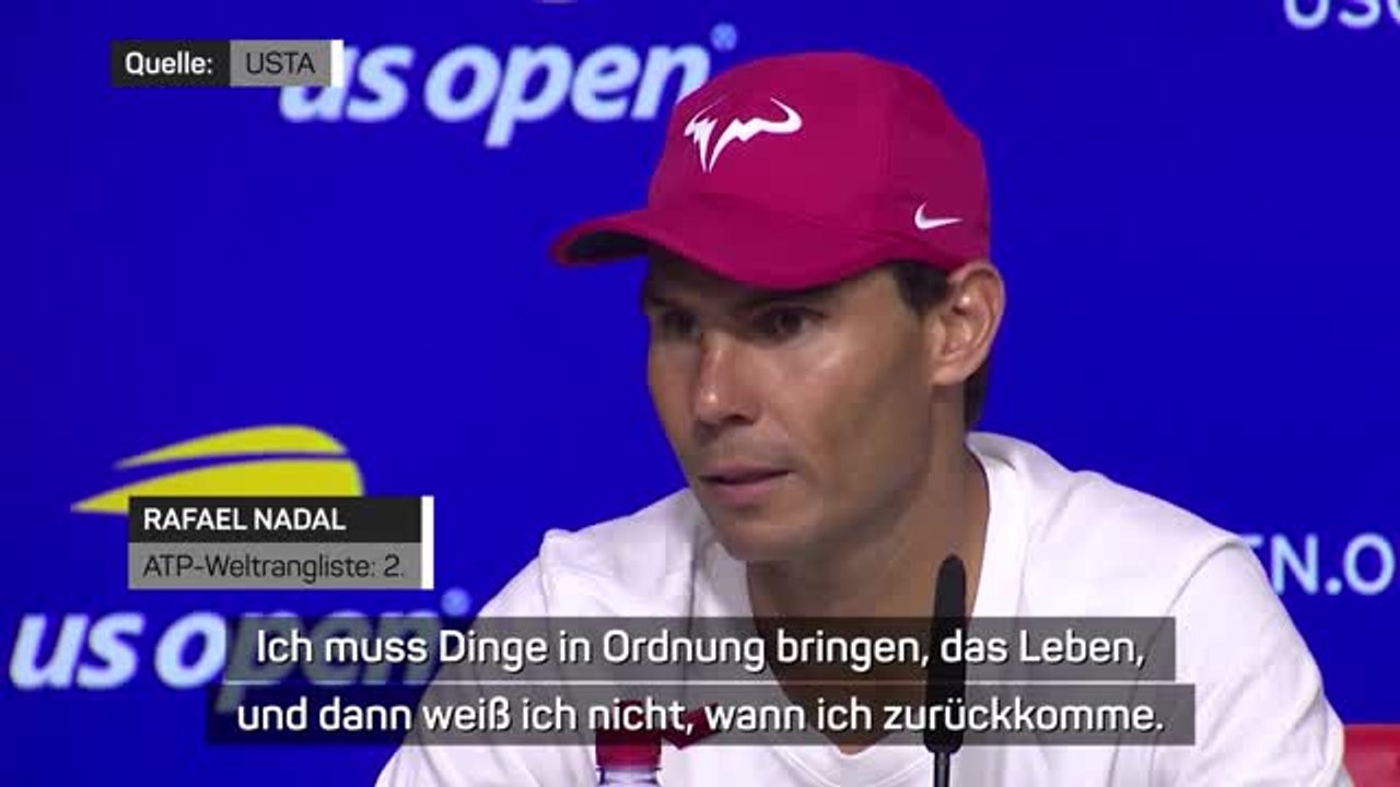 Nadal geschockt: 'Weiß nicht, wann ich zurückkomme'