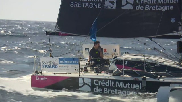 LA SOLITAIRE DU FIGARO 2022 : GASTON MORVAN - RÉGION BRETAGNE CMB ESPOIR