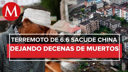 Sismo en China deja casi 50 muertos