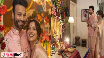 Ankita Lokhande ने पति Vicky के साथ पहली बार घर में की गौरी गणेश पूजा; फोटोज Viral | FilmiBeat*TV