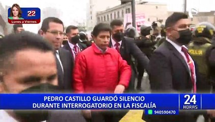 Pedro Castillo acude a citación de la Fiscalía: “Estamos demostrando nuestra inocencia”