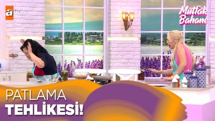Mutfak Bahane stüdyosunda korkutan kaza! - Mutfak Bahane 6 Eylül 2022