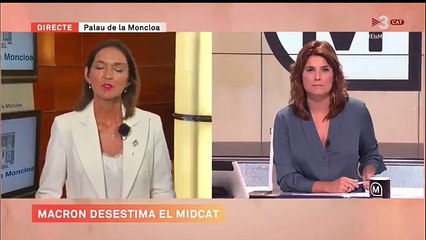 La ministra Reyes Maroto defiende el Midcat tras la negativa de Francia
