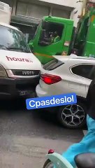 Un livreur Houra pète un câble