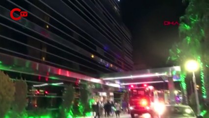 Bursa'da 4 yıldızlı otelde korkutan yangın