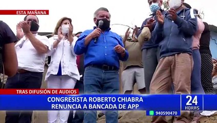 Roberto Chiabra sobre su renuncia a bancada de APP: Fue por razones de “conciencia”