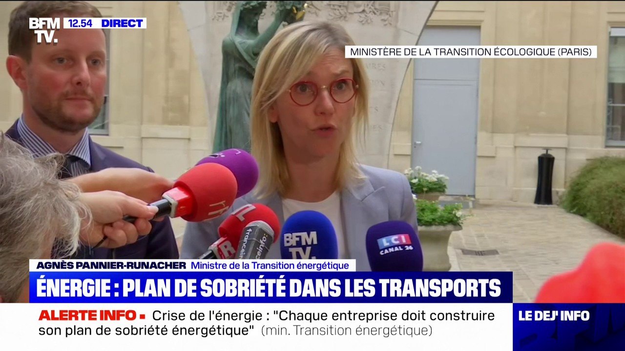 Agnès Pannier-Runacher: "Chaque entreprise doit construire son plan de sobriété énergétique"