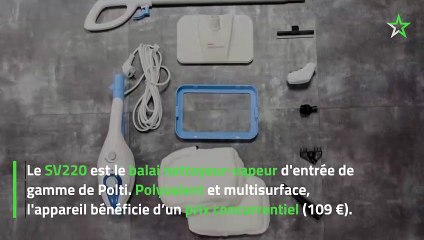 Test Nettoyeur vapeur Polti SV220 : petit format, mais grand talent