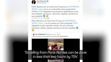 'Maybe we can travel by sand yacht' - Galtier laughs off private jet criticism