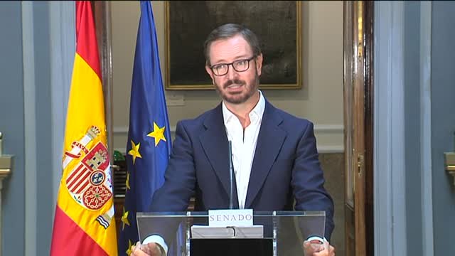 El PP espera ver en el Senado al presidente del Gobierno y no al candidato socialista como vimos ayer en el teatrillo de la Moncloa