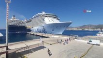 Muğla haberi: Bodrum'da kruvaziyer gemi hareketliliği: 2 gemide 5 bin 316 turist geldi