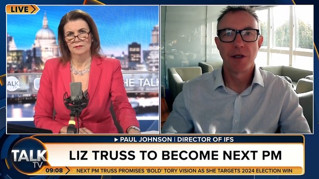 Paul Johnson, director of the Institute for Fiscal Studies, has warned Liz Truss’s energy bill freeze 'risks gas rationing and shortages’