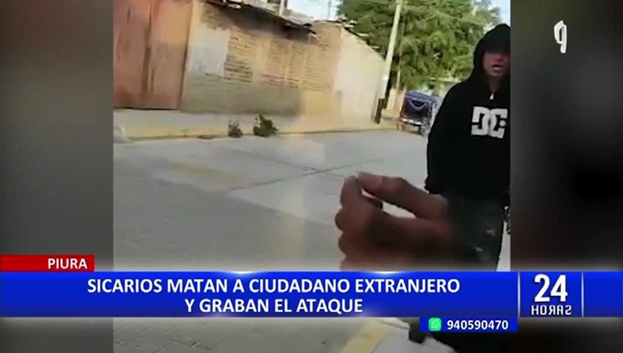 Piura: sicarios matan a sujeto y graban el ataque