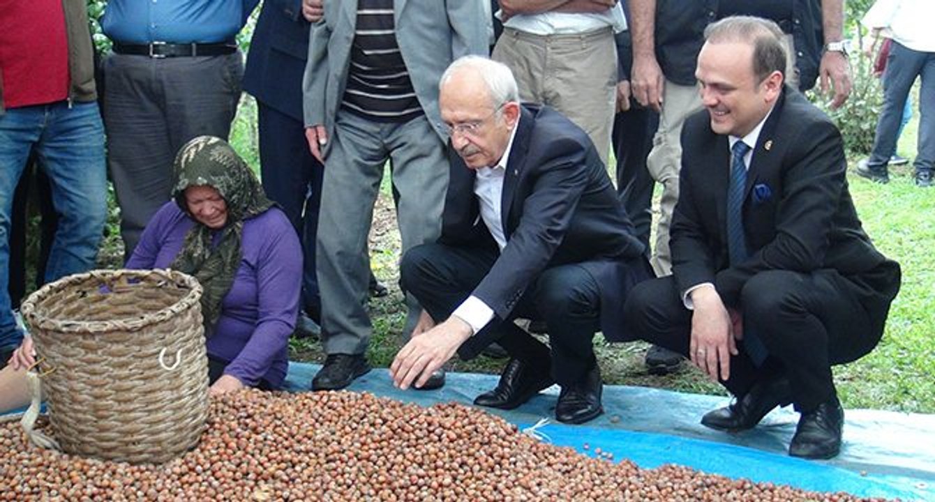 Kılıçdaroğlu, Giresun’da fındık üreticilerini ziyaret etti