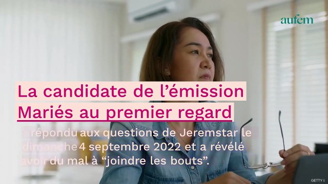 Émilie (Mariés au premier regard) évoque ses problèmes financiers depuis l'arrêt de l'émission