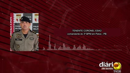 Em dia de folga, Cabo da PM evita homicídio em Patos e dar voz de prisão a dois indivíduos