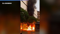 Incendio via Ampère Milano, preso il piromane dei cestini: aveva 20 accendini in tasca
