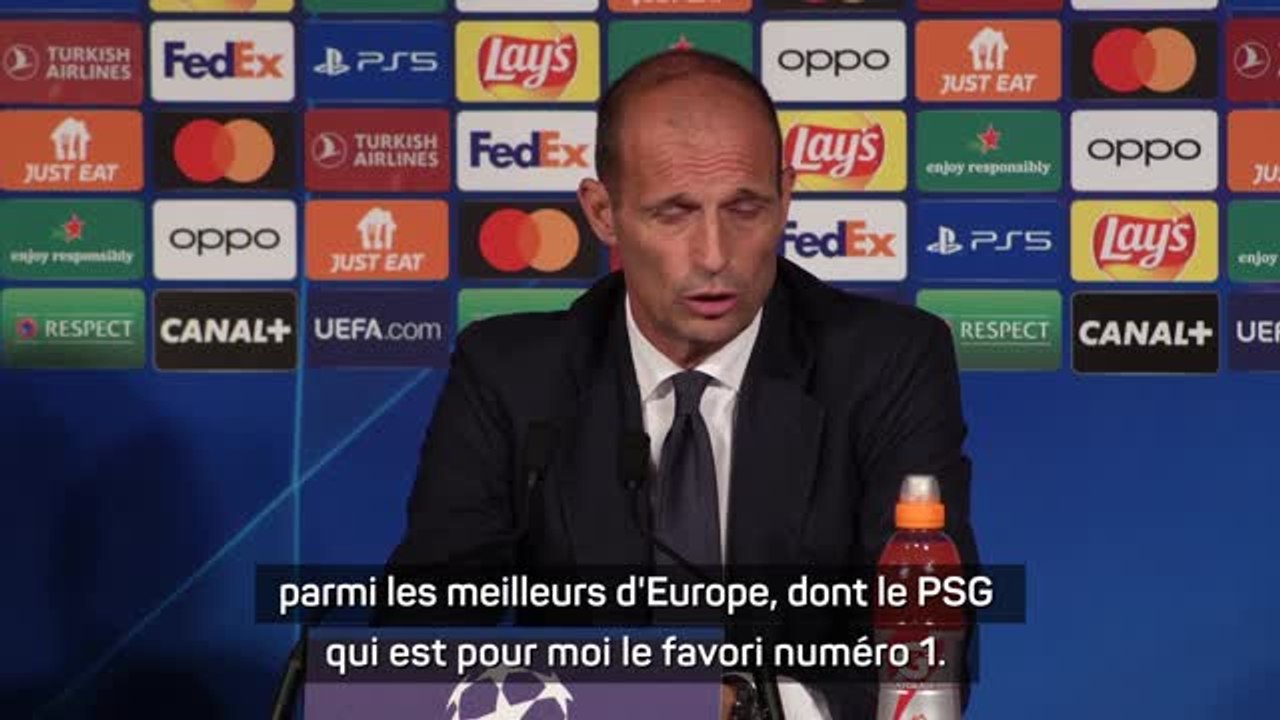 Juventus : Allegri désigne le PSG comme favori numéro 1 de la C1