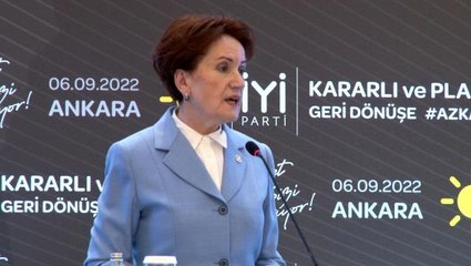 İyi Parti Genel Başkanı Akşener: "Yapılması gerekenler konusunda iktidarı uyarmaktan hiç geri durmadık"