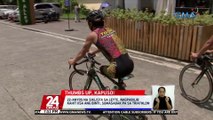 22-anyos na siklista sa Leyte, nagpabilib kahit iisa ang binti; sumasabak pa sa triathlon | 24 Oras