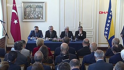Cumhurbaşkanı Erdoğan, Bosna-Hersek'te önemli açıklamalarda bulundu