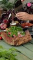 بالفيديو، طريقة تحضير باذنجان محشي باللحم المفروم