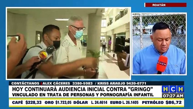 ¡Hoy continúa Audiencia Inicial para gringo acusado de Trata de Personas!