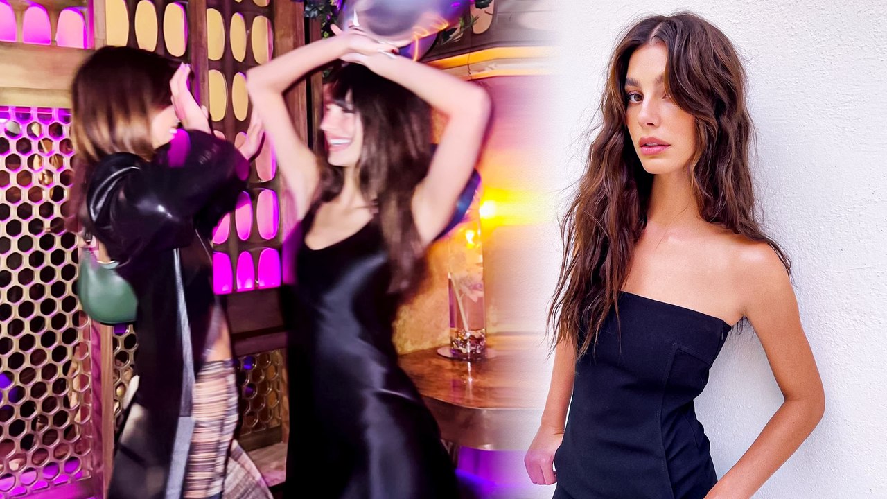 Camila Morrone Looks Happy At Kaia Gerber's Birthday Party