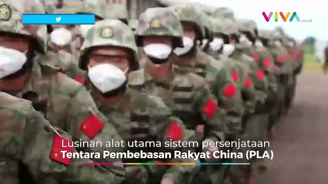 Lusinan Alutsista Militer China Bombardir Rusia