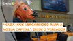 Vereador de Porto Alegre protesta com máscara de burro contra homenagem a Olavo de Carvalho