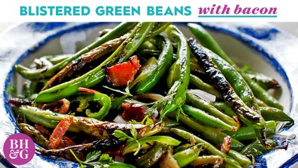 Blistered Green Beans with Bacon Recipe