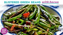 Blistered Green Beans with Bacon Recipe