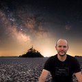 Camille est astrophotographe, il a photographié le Mont-Saint-Michel sous la Voix lactée