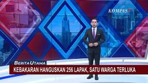 Kebakaran Hebat di Pasar Dungus Madiun, 256 Lapak Hangus Terbakar dan 1 Warga Alami Luka Bakar!