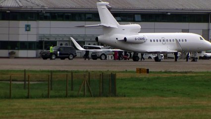 Boris Johnson returns to London after resignation