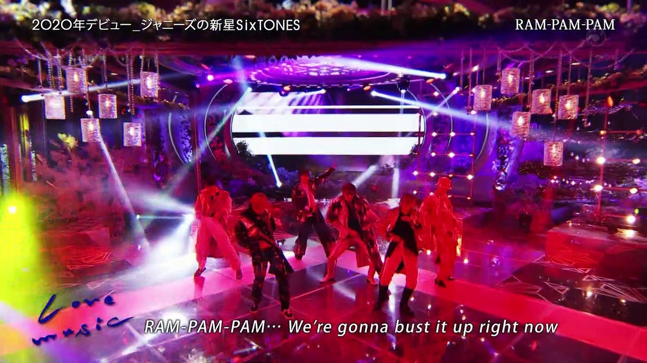 191111 LOVE MUSIC SixTONES - RAM-PAM-PAM