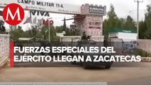 Llegan 10 equipos de fuerzas especiales del ejército a Zacatecas