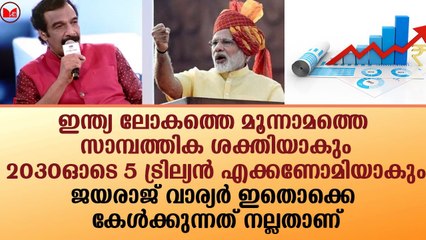 ഇന്ത്യ ലോകത്തെ മൂന്നാമത്തെ സാമ്പത്തിക ശക്തിയാകും...!!!|News|Kerala
