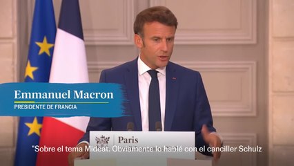 Macron explica sus razones para rechazar el MidCat