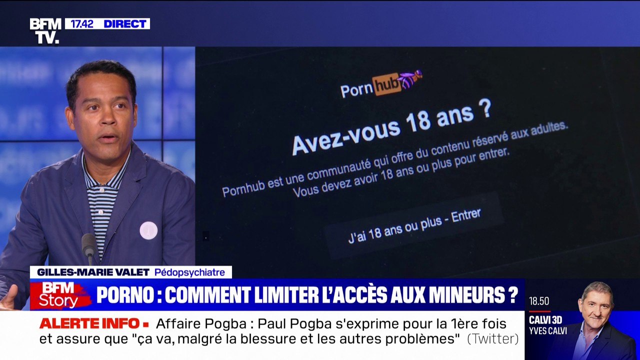 Gilles-Marie Valet, pédopsychiatre : le visionnage de films X par des mineurs leur "offre une représentation de l'adulte à laquelle ils ne sont pas encore préparés"